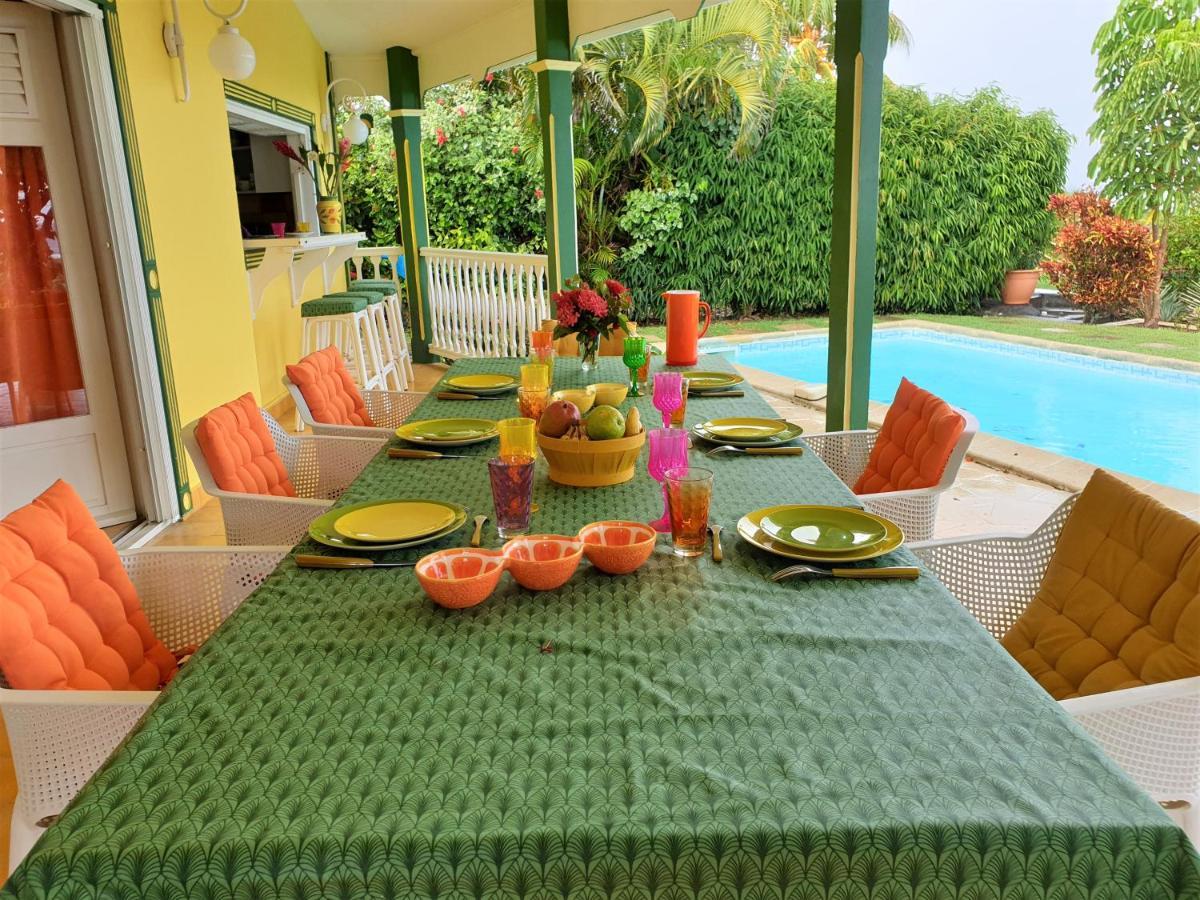 Villa Guadeloupe Saint Francois Acces Mer Piscine Iguana Bay - Villa Zagadi Exteriör bild