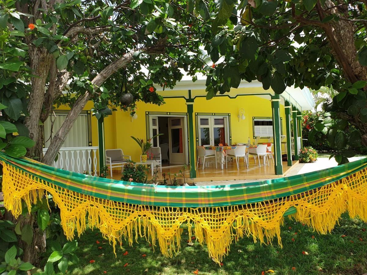 Villa Guadeloupe Saint Francois Acces Mer Piscine Iguana Bay - Villa Zagadi Exteriör bild